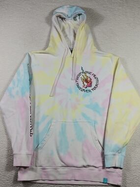 Twenty One Pilots Hoodie Adult Large Takeover Tour Tie Dye Dragon Graphic